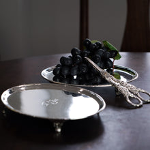 Load image into Gallery viewer, Antique Georgian Solid Sterling Silver Salver Pair in Neoclassical Design - London 1781