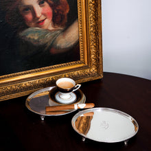Load image into Gallery viewer, Antique Georgian Solid Sterling Silver Salver Pair in Neoclassical Design - London 1781