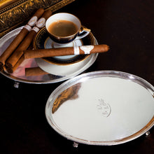 Load image into Gallery viewer, Antique Georgian Solid Sterling Silver Salver Pair in Neoclassical Design - London 1781