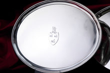Load image into Gallery viewer, Antique Georgian Solid Sterling Silver Salver Pair in Neoclassical Design - London 1781