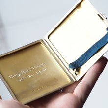 Load image into Gallery viewer, Sterling Silver Cigarette Case with Green Enamel Guilloche - William Neale & Son Ltd 1929
