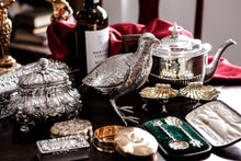 Load image into Gallery viewer, A Magnificent Antique Solid Silver Tea Caddy/Sugar Box Large & Heavy - 19th c.