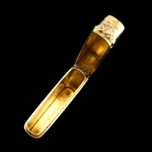 Load image into Gallery viewer, A Majestic & Heavy Antique Victorian Sterling Silver Gilt Cigar/Cheroot Case - London 1850