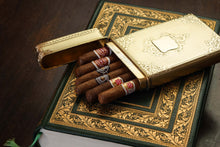 Load image into Gallery viewer, A Majestic & Heavy Antique Victorian Sterling Silver Gilt Cigar/Cheroot Case - London 1850