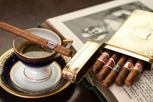 Load image into Gallery viewer, A Majestic & Heavy Antique Victorian Sterling Silver Gilt Cigar/Cheroot Case - London 1850