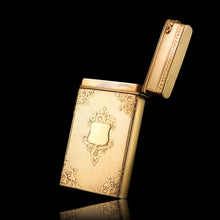 Load image into Gallery viewer, A Majestic & Heavy Antique Victorian Sterling Silver Gilt Cigar/Cheroot Case - London 1850