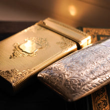 Load image into Gallery viewer, A Magnificent Victorian Solid Sterling Silver Cigar Cheroot Case - Nathaniel Mills 1842