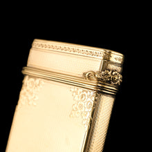 Load image into Gallery viewer, A Majestic & Heavy Antique Victorian Sterling Silver Gilt Cigar/Cheroot Case - London 1850