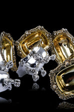 Load image into Gallery viewer, Magnificent Antique Georgian Solid Silver Salt Cellars Set of 6 Regency Design - S & C Younge & Co 1814/16