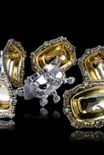 Load image into Gallery viewer, Magnificent Antique Georgian Solid Silver Salt Cellars Set of 6 Regency Design - S & C Younge & Co 1814/16