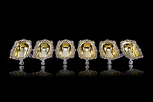 Load image into Gallery viewer, Magnificent Antique Georgian Solid Silver Salt Cellars Set of 6 Regency Design - S & C Younge & Co 1814/16