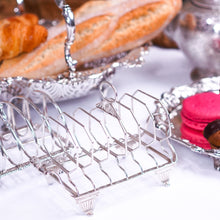 Load image into Gallery viewer, Antique Georgian Solid Silver Toast Rack in Neoclassical Design - Rebecca Emes & Edward Barnard 1809
