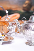 Load image into Gallery viewer, Antique Victorian Solid Silver Teapot with Rare Dotted Pattern - Barnards 1863