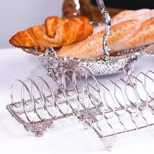 Load image into Gallery viewer, Antique Georgian Solid Sterling Silver Toast Rack Regency Style - London 1827