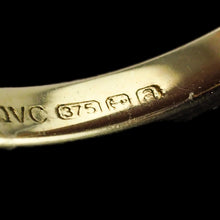 Load image into Gallery viewer, Tri-Colour Gold Ring with Foliate Motifs 9K Gold