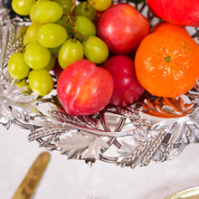 Load image into Gallery viewer, A Rare Antique Georgian Solid Silver Tazza Bowl with Cast Harvest Decorations - Charles Reily & George Storer 1835