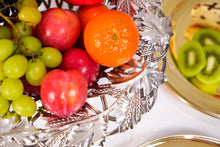 Load image into Gallery viewer, A Rare Antique Georgian Solid Silver Tazza Bowl with Cast Harvest Decorations - Charles Reily & George Storer 1835