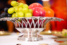 Load image into Gallery viewer, A Rare Antique Georgian Solid Silver Tazza Bowl with Cast Harvest Decorations - Charles Reily & George Storer 1835