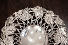 Load image into Gallery viewer, A Rare Antique Georgian Solid Silver Tazza Bowl with Cast Harvest Decorations - Charles Reily & George Storer 1835