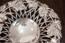 Load image into Gallery viewer, A Rare Antique Georgian Solid Silver Tazza Bowl with Cast Harvest Decorations - Charles Reily & George Storer 1835