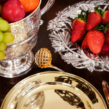 Load image into Gallery viewer, A Rare Antique Georgian Solid Silver Tazza Bowl with Cast Harvest Decorations - Charles Reily & George Storer 1835