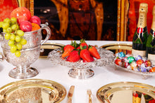 Load image into Gallery viewer, A Rare Antique Georgian Solid Silver Tazza Bowl with Cast Harvest Decorations - Charles Reily & George Storer 1835