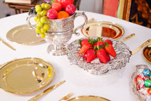 Load image into Gallery viewer, A Rare Antique Georgian Solid Silver Tazza Bowl with Cast Harvest Decorations - Charles Reily & George Storer 1835