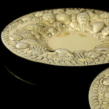 Load image into Gallery viewer, A Magnificent Georgian Pair of Solid Silver Gilt Charger/Platter Dishes (1kg+) - George Burrows 1824