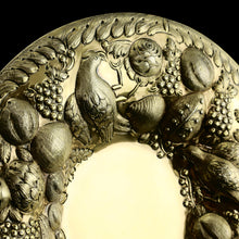 Load image into Gallery viewer, A Magnificent Georgian Pair of Solid Silver Gilt Charger/Platter Dishes (1kg+) - George Burrows 1824