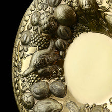 Load image into Gallery viewer, A Magnificent Georgian Pair of Solid Silver Gilt Charger/Platter Dishes (1kg+) - George Burrows 1824