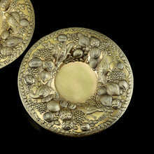 Load image into Gallery viewer, A Magnificent Georgian Pair of Solid Silver Gilt Charger/Platter Dishes (1kg+) - George Burrows 1824