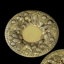 Load image into Gallery viewer, A Magnificent Georgian Pair of Solid Silver Gilt Charger/Platter Dishes (1kg+) - George Burrows 1824