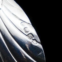 Load image into Gallery viewer, Antique Georgian Solid Silver Tea Caddy Spoon with Cast Vine Handle - 1823 - Artisan Antiques