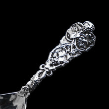 Load image into Gallery viewer, Antique Georgian Solid Silver Tea Caddy Spoon with Cast Vine Handle - 1823 - Artisan Antiques