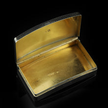 Load image into Gallery viewer, Antique Imperial Russian Silver Niello Snuff Box Kremlin Scene - Vasili Semenov 1863