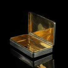 Load image into Gallery viewer, Antique Imperial Russian Silver Niello Snuff Box Naval Ship Battle Scene - T.Botkov 1855