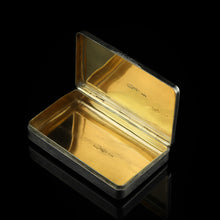 Load image into Gallery viewer, Antique Imperial Russian Silver Niello Snuff Box Naval Ship Battle Scene - T.Botkov 1855