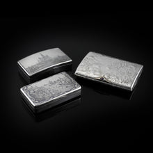 Load image into Gallery viewer, Antique Imperial Russian Silver Niello Snuff Box Naval Ship Battle Scene - T.Botkov 1855