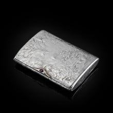 Load image into Gallery viewer, Antique Imperial Russian Solid Silver Samorodok Snuff Box Case - Rudolf Veyde c.1900 (Рудольф Вейде)