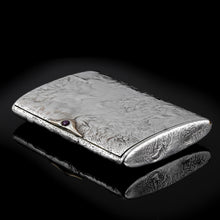 Load image into Gallery viewer, Antique Imperial Russian Solid Silver Samorodok Snuff Box Case - Rudolf Veyde c.1900 (Рудольф Вейде)
