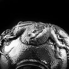 Load image into Gallery viewer, Antique Solid Silver Japanese Condiment Pot/Bowl - Meiji c.1900