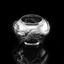 Load image into Gallery viewer, Antique Solid Silver Japanese Condiment Pot/Bowl - Meiji c.1900