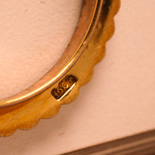 Load image into Gallery viewer, Antique Victorian 15K Gold Photo Locket Pendant with Cluster Seed Pearl Border - c.1890s