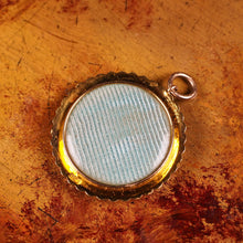 Load image into Gallery viewer, Antique Victorian 15K Gold Photo Locket Pendant with Cluster Seed Pearl Border - c.1890s