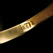 Load image into Gallery viewer, A Beautiful Antique Edwardian Opal Marquise/Navette Ring with Seeded Pearls 9K Gold