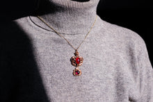 Load image into Gallery viewer, Magnificent Antique Victorian 18ct Gold Garnet Cabochon Necklace - c.1840