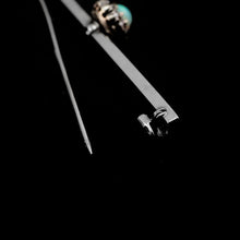 Load image into Gallery viewer, Antique 18K White Gold Opal & Diamond Cluster Pin Brooch - c.1910