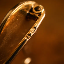 Load image into Gallery viewer, Antique Victorian Large 18K Gold & Ruby Fleur De Lis Brooch - c.1900