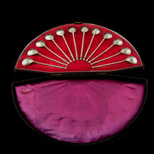 Load image into Gallery viewer, Antique Imperial Russian Solid Silver Spoons, Parcel Gilt - Moscow c.1890