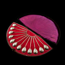 Load image into Gallery viewer, Antique Imperial Russian Solid Silver Spoons, Parcel Gilt - Moscow c.1890